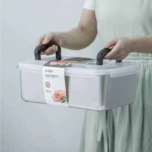 Large 6L 316 Stainless Steel Food Grade Storage Container Airtight Lid No Leak